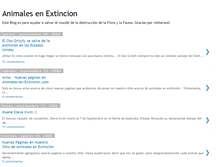 Tablet Screenshot of animales-en-extincion.blogspot.com