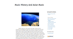 Desktop Screenshot of musichistoryasianmusic.blogspot.com