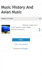 Mobile Screenshot of musichistoryasianmusic.blogspot.com