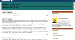 Desktop Screenshot of graduateschoolgamer.blogspot.com