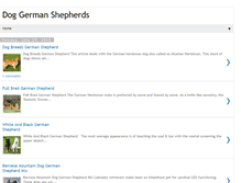 Tablet Screenshot of doggermanshepherds.blogspot.com