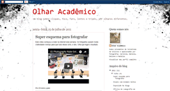 Desktop Screenshot of olharacademico.blogspot.com