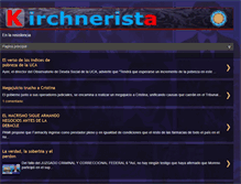 Tablet Screenshot of kirchnerista.blogspot.com