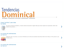 Tablet Screenshot of dominicaltendencias.blogspot.com