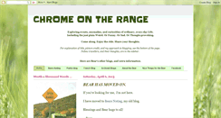 Desktop Screenshot of chrome-on-the-range.blogspot.com