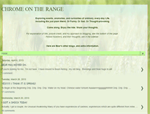 Tablet Screenshot of chrome-on-the-range.blogspot.com