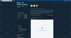 Desktop Screenshot of magicbloggathering.blogspot.com