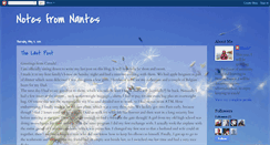 Desktop Screenshot of notesfromnantes.blogspot.com