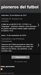 Mobile Screenshot of pionerosdelfutbol.blogspot.com