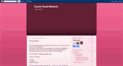 Desktop Screenshot of causeheadnetwork.blogspot.com