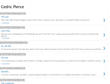 Tablet Screenshot of cedricpierce.blogspot.com