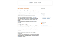 Desktop Screenshot of kainkorden.blogspot.com