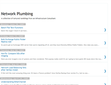 Tablet Screenshot of networkplumbing.blogspot.com