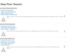 Tablet Screenshot of deepfloorcleaners.blogspot.com