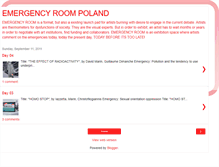 Tablet Screenshot of emergencyroompoland.blogspot.com