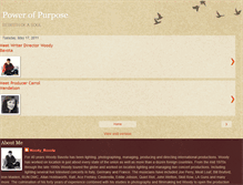 Tablet Screenshot of power-of-purpose.blogspot.com