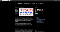 Desktop Screenshot of kirstyfenella-healthandbeauty.blogspot.com