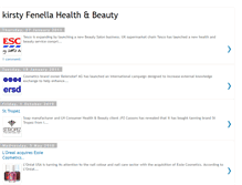 Tablet Screenshot of kirstyfenella-healthandbeauty.blogspot.com