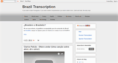 Desktop Screenshot of braziltranscript.blogspot.com