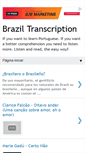 Mobile Screenshot of braziltranscript.blogspot.com