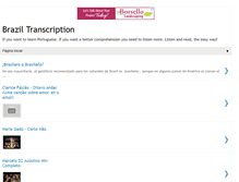 Tablet Screenshot of braziltranscript.blogspot.com