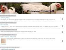 Tablet Screenshot of cedarmorefarmcsa.blogspot.com