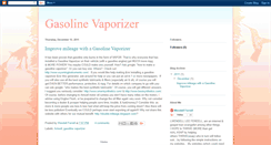 Desktop Screenshot of gasoline-vaporizer.blogspot.com