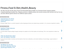 Tablet Screenshot of health-fitness-disease-illness.blogspot.com