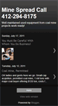 Mobile Screenshot of minespread.blogspot.com