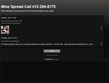 Tablet Screenshot of minespread.blogspot.com