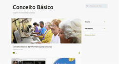 Desktop Screenshot of conceitobasico.blogspot.com