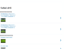 Tablet Screenshot of futboldrill.blogspot.com