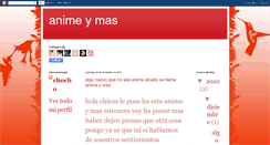 Desktop Screenshot of chochoanimeymas.blogspot.com