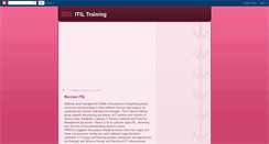 Desktop Screenshot of itil--training.blogspot.com