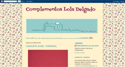 Desktop Screenshot of complementosloladelgado.blogspot.com