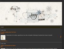 Tablet Screenshot of le-scrap-de-joey.blogspot.com