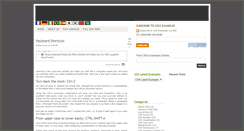 Desktop Screenshot of css3examples.blogspot.com