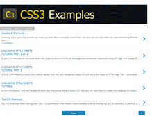 Tablet Screenshot of css3examples.blogspot.com