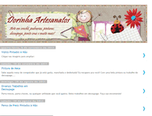 Tablet Screenshot of dorinha-artesanatos.blogspot.com