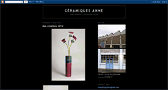 Desktop Screenshot of anneceramiques.blogspot.com