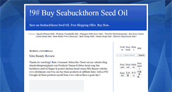 Desktop Screenshot of buyseabuckthornseedoil.blogspot.com