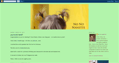 Desktop Screenshot of no-nonanette.blogspot.com