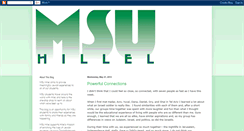 Desktop Screenshot of michiganstatehillel.blogspot.com