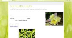 Desktop Screenshot of niceorchids.blogspot.com