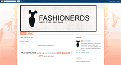 Desktop Screenshot of fashionerds.blogspot.com