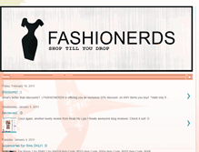 Tablet Screenshot of fashionerds.blogspot.com