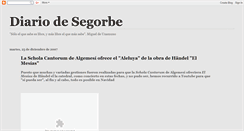 Desktop Screenshot of diariodesegorbe.blogspot.com