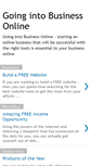 Mobile Screenshot of going-into-business-online.blogspot.com