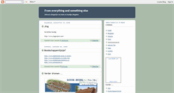 Desktop Screenshot of from-everything-and-something-else.blogspot.com