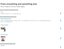 Tablet Screenshot of from-everything-and-something-else.blogspot.com
